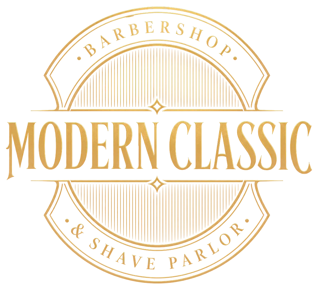 Modern Classic Barbershop & Shave Parlor emblem